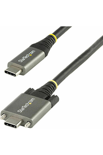 startech Καλώδιο βίντεο USB 3.2 USB-C Αρσενικό σε USB-C 100W PD Γκρι 1μ