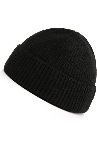 GENERAL Watch Hat Wool Short Beanie Winter Fisherman Cuffed Knit Warm Skull T...