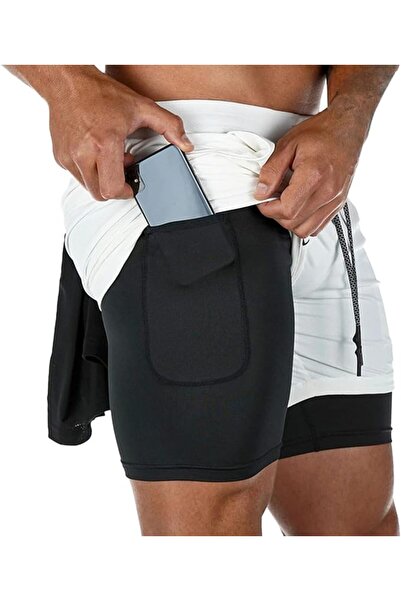 Dress Cici Gym Shorts for Men, Men's Activewear Running Shorts, Drawstring Gy...
