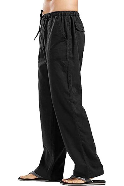 GENERAL YAOHUOLE Men's MCU00003 Linen Pants (pack of 1)