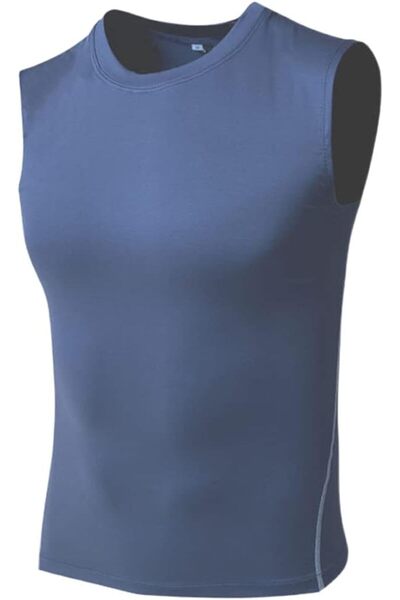 Dress Cici Mens Compression Tank Tops, Men'S Sleeveless Workout Shirts, Sleev...