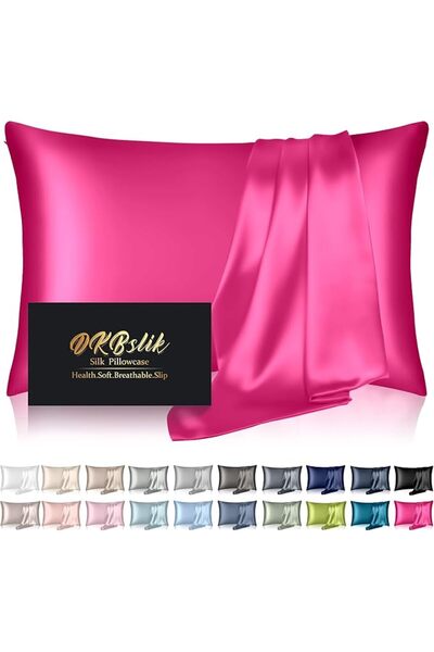 GENERAL Silk Pillowcase for Hair and Skin, Mulberry Silk Pillow Cases Queen S...