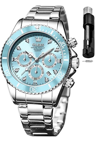 OLEVS Watch for Men UK Stainless Steel Designer Diamonds Dress Men's Wrist Wa...