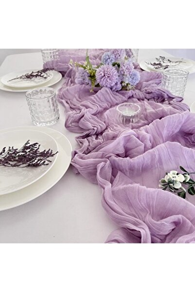 Generic Brand 300 x 90 cm bohemian-style mesh kitchen table, weddings, birthd...