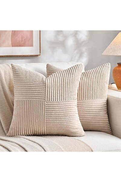 Fancy Homi 2 Packs Rust Boho Decorative Throw Pillow Covers 18x18 Inch for Co...