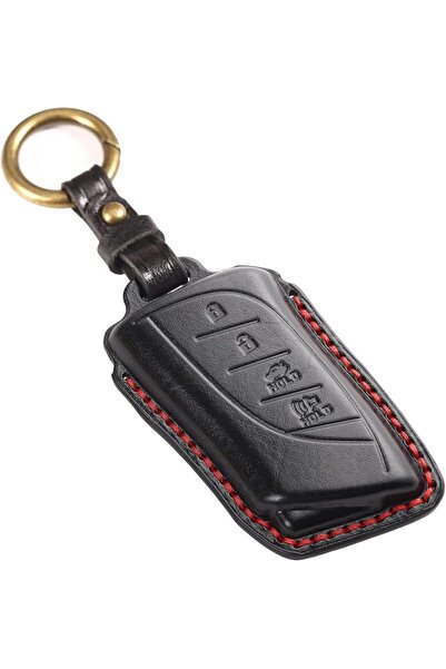 GENERAL Leather Car Key Fob Cover for 2021-2023 Lexus ES RX Compatible with N...