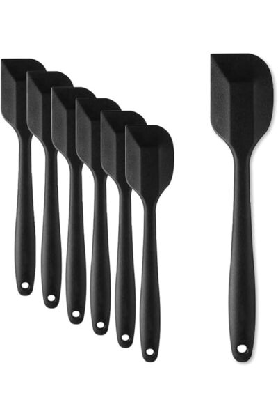 GENERAL KAKAMINA 8 Pieces Silicone Spatulas, 8.3 inch Small Rubber Spatulas N...
