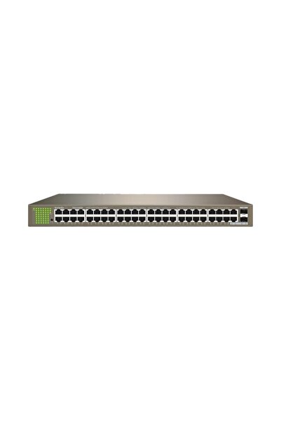 Tenda محول إيثرنت جيجابت TEG1050F بـ 50 منفذًا، 48× منافذ RJ45 بسرعة 10/100/1...