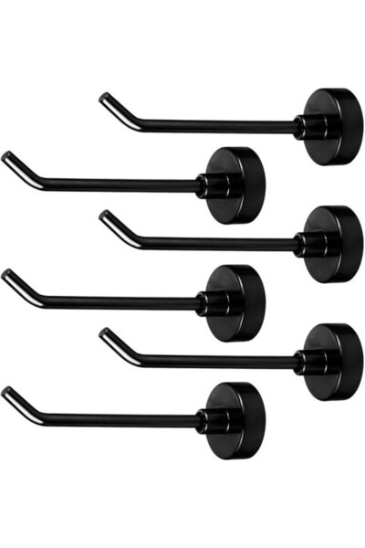 Morvena Picks 6 bucăți cârlige magnetice unghi de 45° - suport magnetic cu di...