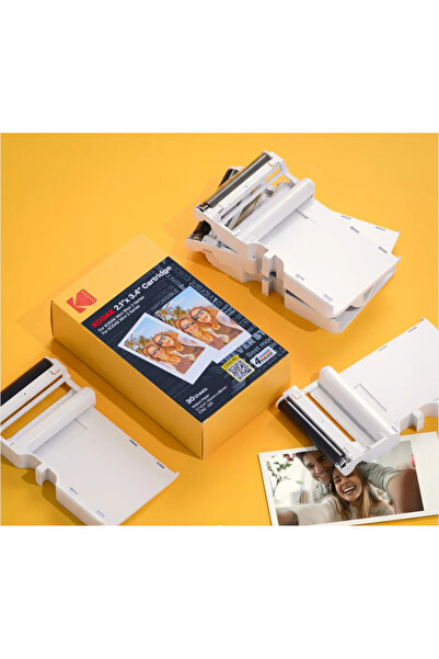 zerzembe KODAK 4PASS Hepsi Bir Arada 2.1x3.4 İnç Kartuş, 30 Fotoğraf (ICRG-260)