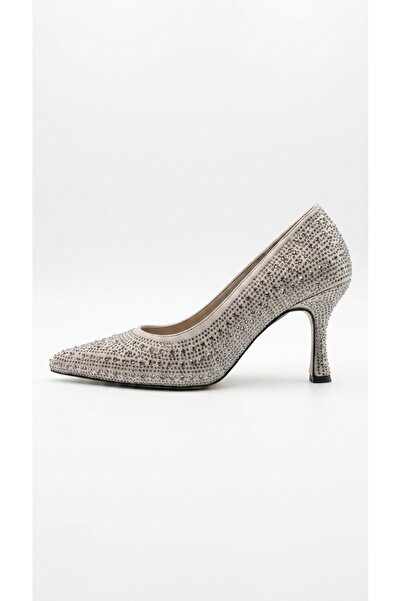 Eysha Grelix Women's Stiletto Pointed Toe Thin Heel Shiny Evening Dress Shoes...