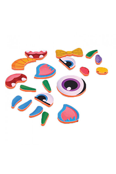 PUEDO TOYS Puedo Μαγνητικό Σετ Παιχνιδιού από Αφρό EVA - Δημιουργήστε ένα Τέρας