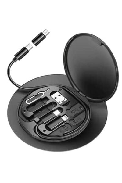 DORAIMI123 مجموعة كيبل محول شحن USB من دورايمي 123، صندوق تخزين كيبل شحن USB،...