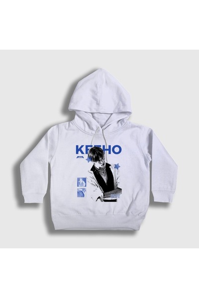 Presmono Unisex Kids White Keeho Duh K-Pop P1Harmony Hooded Sweatshirt 620051Tt