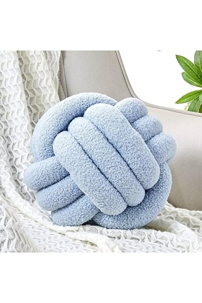 Uvvyui Knot Pillow Ball, Soft Home Decorative Round Throw Pillow, Handmade Kn...