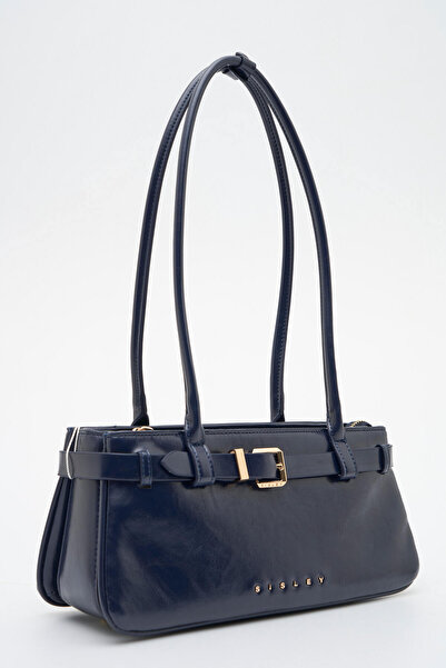 Sisley Women's Shoulder Bag Dark Blue Sly453