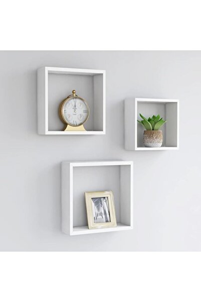 AsolBD FLOATING SHELVES WALL SQUARE CUBE FOR LIVING ROOM BEDROOM, BATHROOM, H...