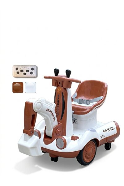 niyazi Shiul Electric Dual Motor Kids' Scooter with Hydraulic Shovel & Remote...