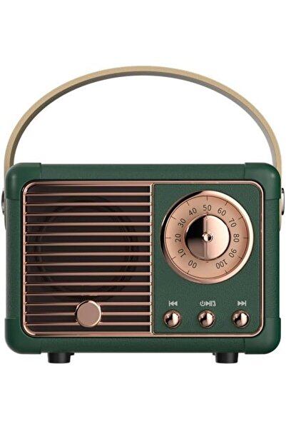 KOWVOWZ Retro Bluetooth Speaker, Vintage Wireless Speaker, Portable Cute Old ...