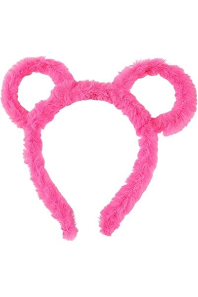 GENERAL Women Winter Thick Plush Headband Round Bear Ears Makeup Hair Hoop Ba...
