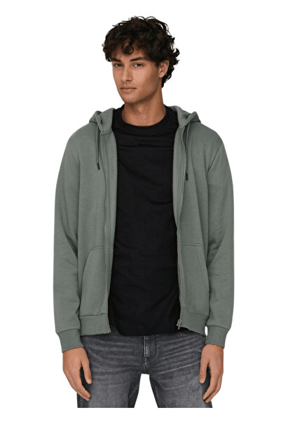 Only & Sons Ceres Ζακέτα Φούτερ 22018684 – Castor Gray - l