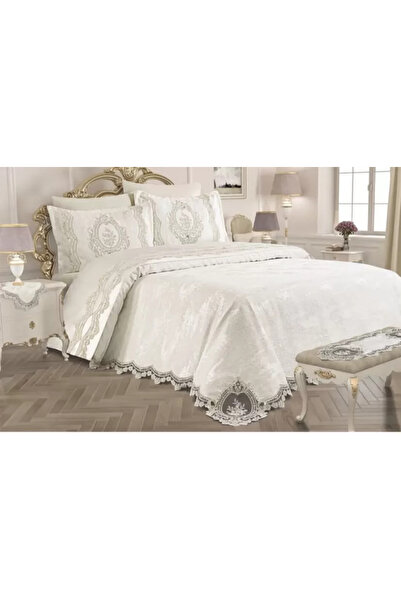 Ceki Home 9 Piece Bedspread Set Bridal Set Luxury Bedspread