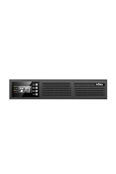 nJoy Runa 1K Online UPS 1000VA/900W, Διπλής Μετατροπής, Rack 2U, LCD, 4x IEC C13