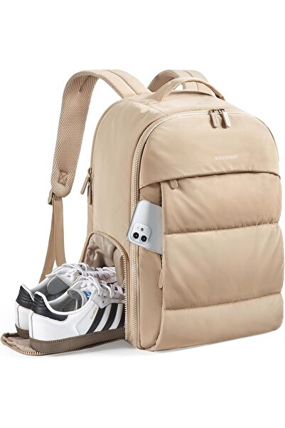 BAGSMART Travel Backpack for Women, Gym Backpack with Shoe Compartment | Carr...