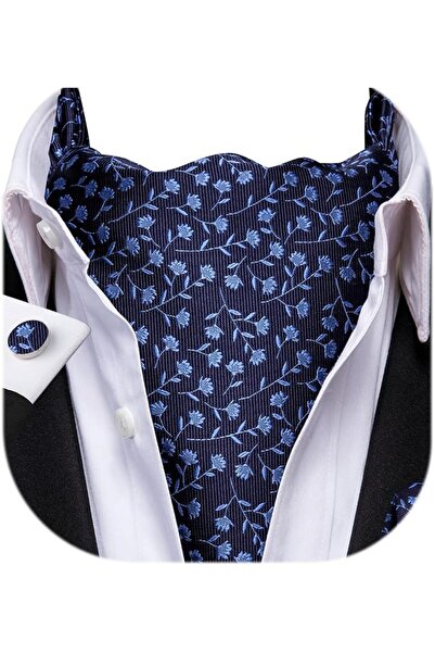 Dubulle Cravat Ties for Men with Pocket Square and Cufflinks Ascot and Handke...