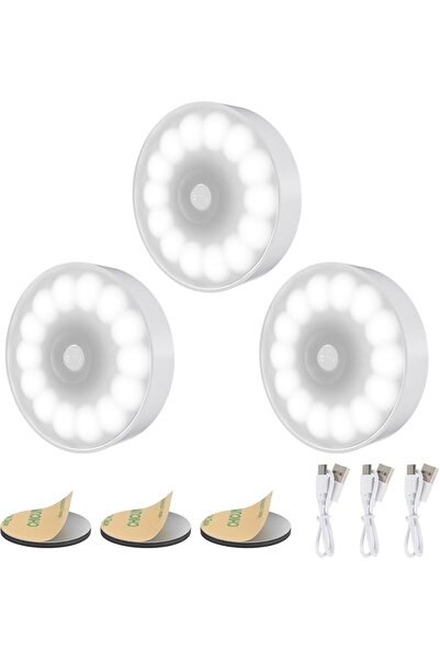 GENERAL 14 LEDs Night Light with Motion Detector, 3 Pack Motion Sensor Lights...