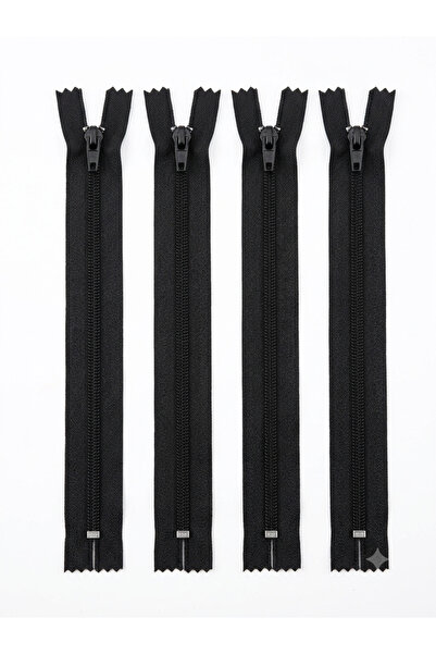 MEK Tip11 Siyah Fermuar 18 cm Paket içerigi 4 Adt