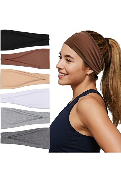 GENERAL Sefiinh 6 Pcs Headbands For Women, Wide Stretchy Headband, Soft Head ...
