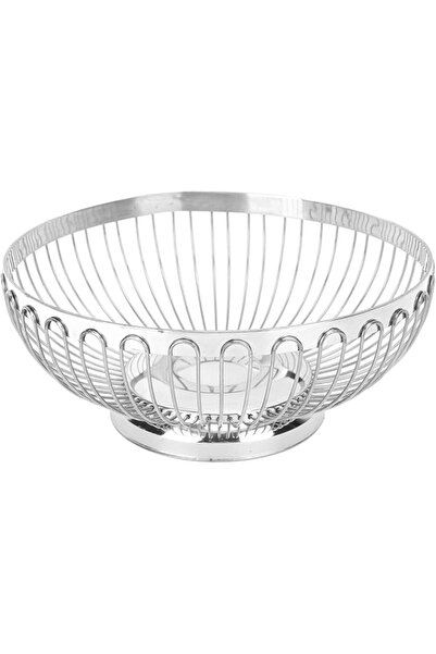 GENERAL Countertop Fruit Bowl, Stainless Steel Countertop Fruit Basket Metal ...