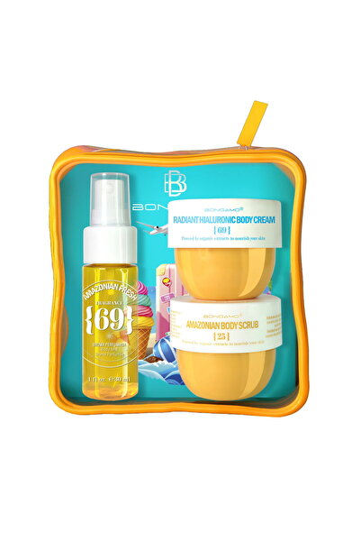 Bongamo Set Bongamo: Amazonian Fresh 69, Revigorant, Spray de corp, 30 ml + A...