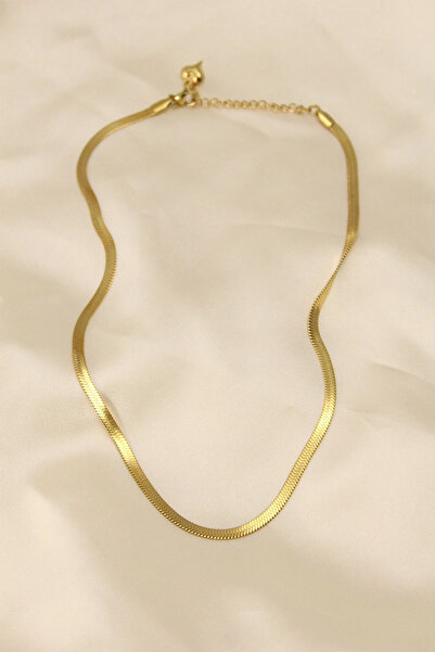 SORA GROUP 316L Steel Gold Color 45 cm Italian Chain Model Women's Necklace