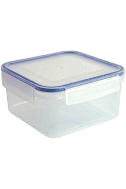Generic Clip and Close Square Containers (1.1L, Clear)