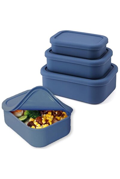 Generic spring Food Storage Containers Set, 3 PCS Airtight Glass Lunch Box wi...