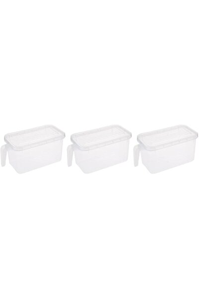 Generic Storage Boxes Large Plastic Kitchen Refrigerator Stackable Food Fruit...