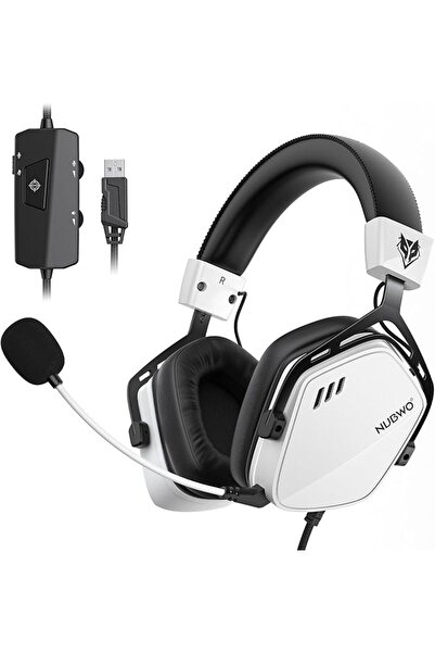 nubwo سماعة رأس للألعاب HG03 بمنفذ USB-A مع صوت محيطي 7.1 وصوت FPS، سماعات سل...