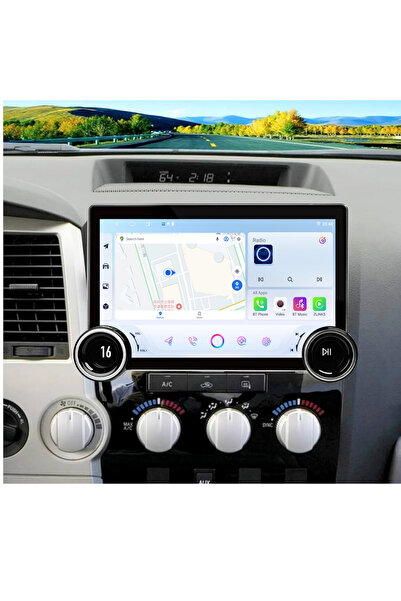 Carplayer Toyota sequoia android screen diamond dual knob model 2007-2019 ,6g...