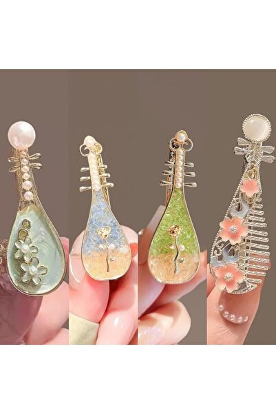 KASTWAVE Set of 4 Cute Women's Hair Clips – Pipa Style Hair Accessories for E...
