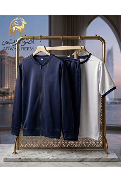 AdwaaReem School Set Uniform 3Pcs Jacket T-Shirt and Pants