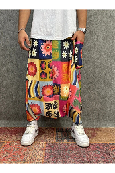 FıttingRoom Patterned Shalwar with Elastic Waist