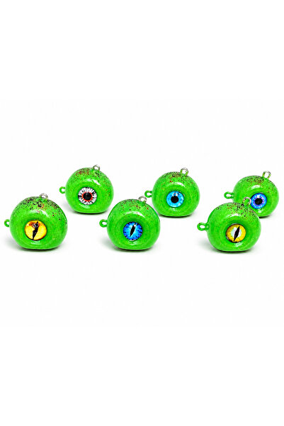 100 Gram Melek Gözü Olta Kurşunu Glowlu Yeşil