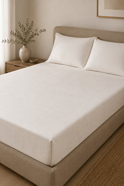 Luvis Store 100% Cotton Calico Sheet Set |   Non-Slip Flat Sheet & Pillowcase...