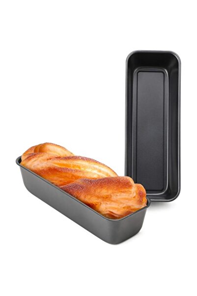 Generic Beasea Rectangle Loaf Pan, 12x4 Inch Long Bread Loaf Pan Set of 2, No...