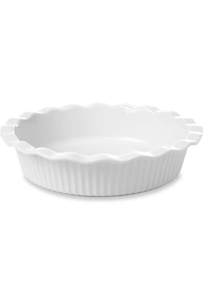 Generic WishDeco Ceramic Pie Pan for Baking 23 cm / 9 inch, Deep Round Pie Di...