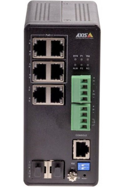 Axis Διαχειριζόμενος διακόπτης L2 PoE+ με 6 θύρες Ethernet Gigabit (1Gbps) κα...