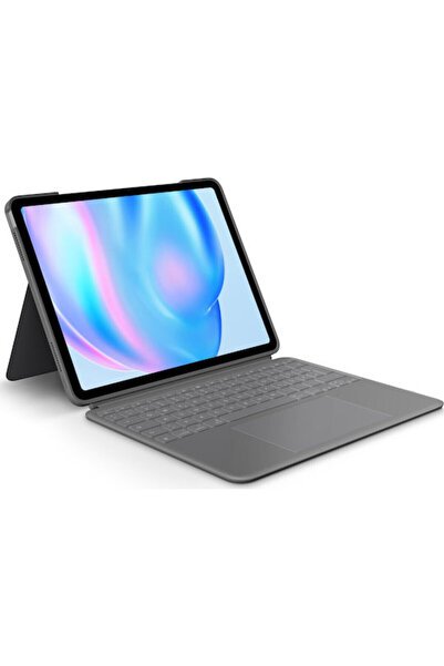 logitech Combo Touch Flip Cover με πληκτρολόγιο σε Γερμανικό Γκρι (iPad Air 1...