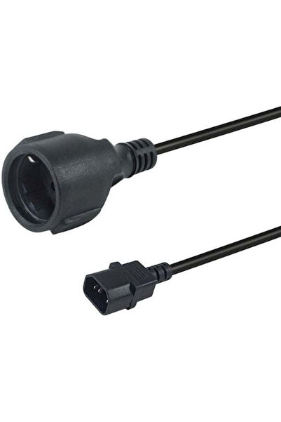 EQUIP Καλώδιο IEC C14 - Schuko 0,25μ Μαύρο (112106)